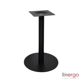 Centrālā galda kāja, krāsota/melna. H-720mm, Ø 500mm