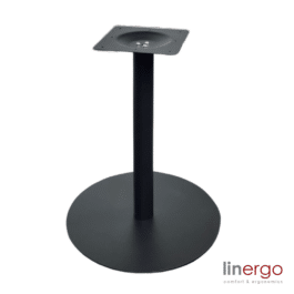 Centrālā galda kāja, krāsota/melna. H-720mm, Ø 600mm