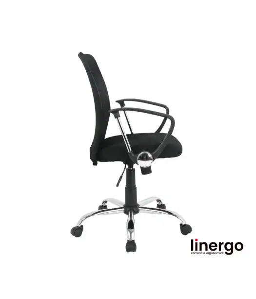 Biroja krēsls Apollo ERGO, melns/melns.