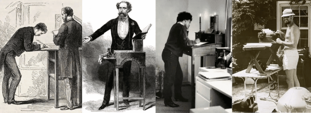Height-adjustable table for better working and convenience.