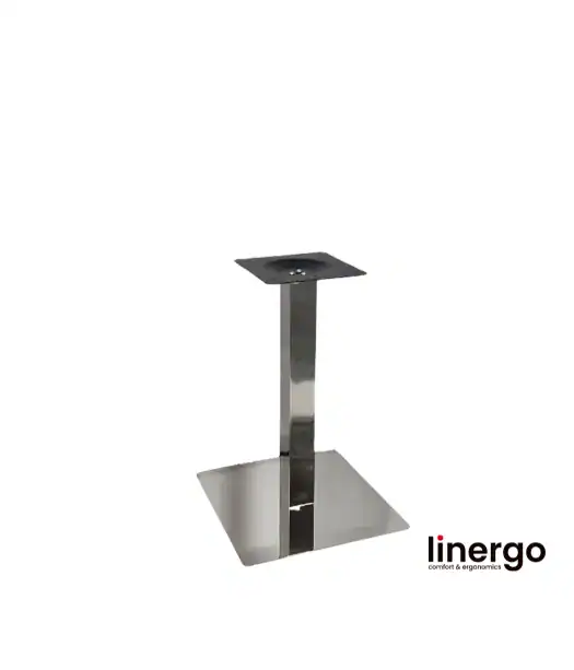 Centrālā galda kāja, pulēta/spīdīga. H-720mm, 500x500mm